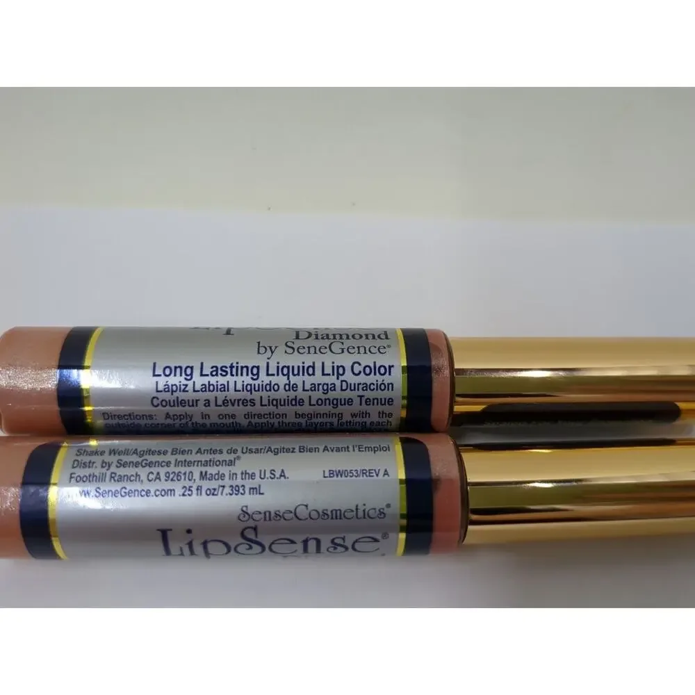 Sene Gence LipSense Bombshell Diamond Long Lasting Liquid Lip Color Lot of 2